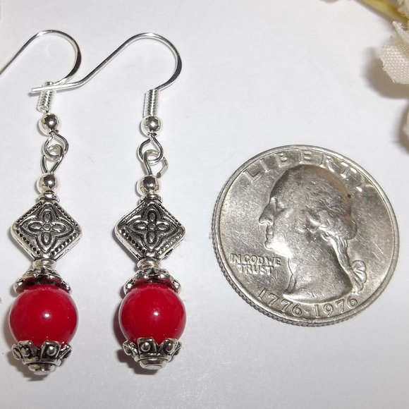 Red Earring Earring Earring Earring Earring Earring Earring Earring Earring 5231 - Picture 8 of 10